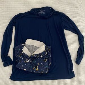 Men’s little sleepies Disney Mickey Mouse and moon print pajamas